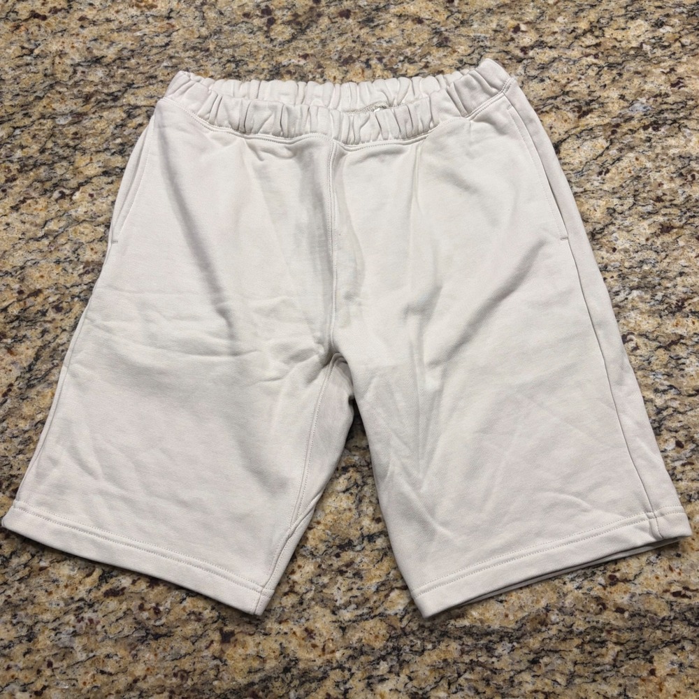 HM Conscious Choice Mens Beige Cotton Sweat Shorts Size Medium ws